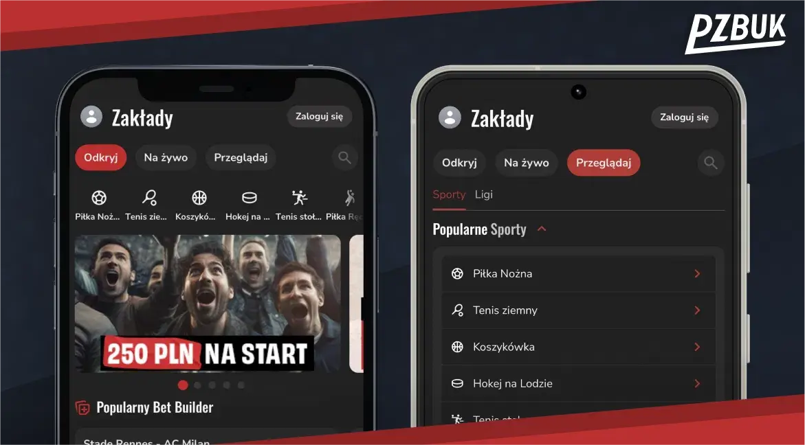 Aplikacja mobilna kasyna Pzbuk Pl